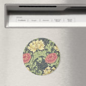 William Morris Chrysanthemum  Floral Art Magneet (Insitu (Vaatwasser))