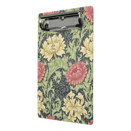 William Morris Chrysanthemum  Floral Art Mini Klembord (Angled2)