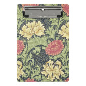 William Morris Chrysanthemum  Floral Art Mini Klembord (Voorkant)