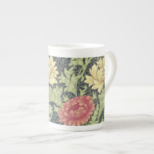 William Morris Chrysanthemum Floral Art Porselein Kop