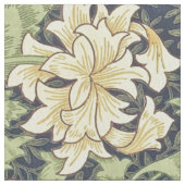 William Morris Chrysanthemum Floral Art Stof (Close Up)
