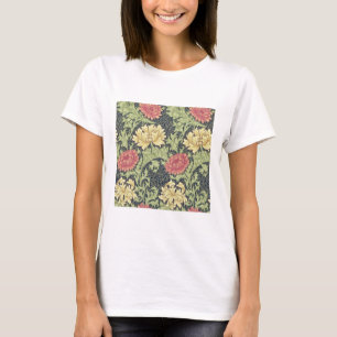 William Morris Chrysanthemum  Floral Art T-shirt