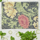 William Morris Chrysanthemum  Floral Art Theedoek (Gevouwen)