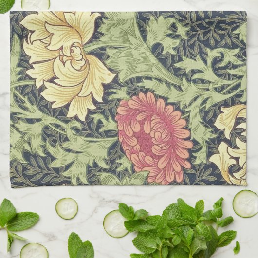 William Morris Chrysanthemum  Floral Art Theedoek