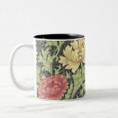 William Morris Chrysanthemum  Floral Art Tweekleurige Koffiemok (Links)