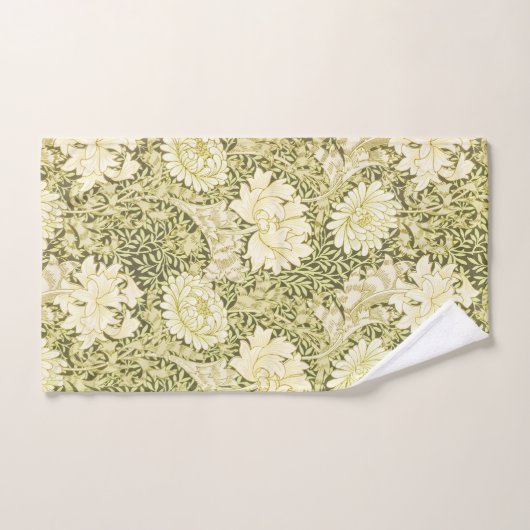 William Morris Chrysanthemum Floral Pattern Bad Handdoek (Handdoek)