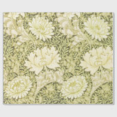 William Morris Chrysanthemum Floral Pattern Cadeaupapier (Vlak)
