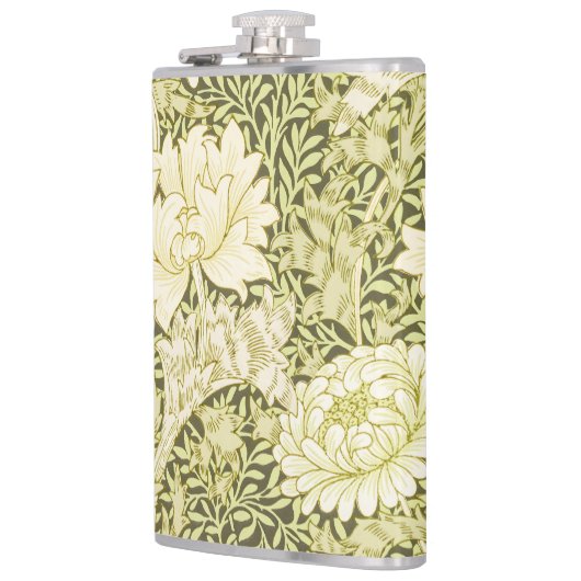 William Morris Chrysanthemum Floral Pattern Heupfles (Links)