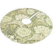 William Morris Chrysanthemum Floral Pattern Kerstboom Rok (Gekanteld)
