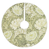 William Morris Chrysanthemum Floral Pattern Kerstboom Rok (Voorkant)