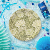 William Morris Chrysanthemum Floral Pattern Papieren Bordje (Feest)