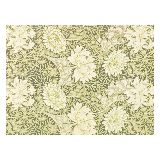 William Morris Chrysanthemum Floral Pattern Tafelkleed (Voorkant (Horizontaal))