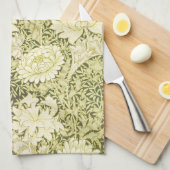 William Morris Chrysanthemum Floral Pattern Theedoek (Quarter Fold)
