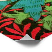 William Morris Chrysanthemum Floral Wallpaper Poster (Hoek)