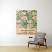  William Morris Chrysanthemum Floral Wandkleed (In situ)