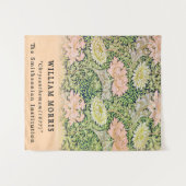  William Morris Chrysanthemum Floral Wandkleed (Voorkant (horizontaal))