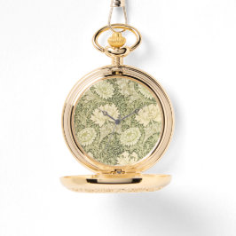 William Morris Chrysanthemum Golden Watch Horloge