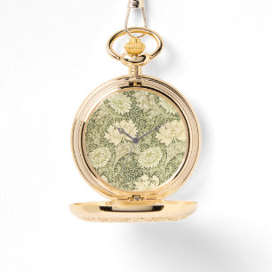 William Morris Chrysanthemum Golden Watch Horloge