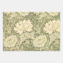 William Morris chrysanthemum inpakpapier