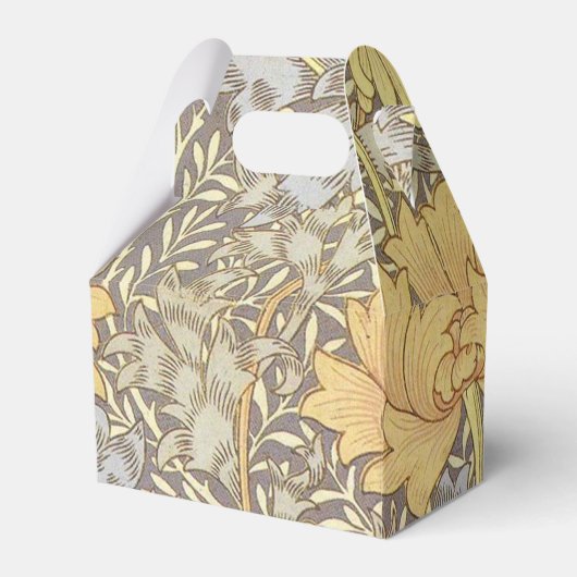 William Morris Chrysanthemum Moeder Bloemen Bedankdoosjes (Voorkant Zijde)