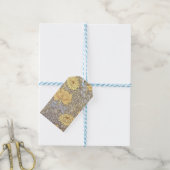 William Morris Chrysanthemum Moeder Bloemen Cadeaulabel (Met Touw)