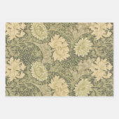 William Morris Chrysanthemum Moeder Bloemen Inpakpapier Vel (Voorkant 2)