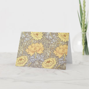 William Morris Chrysanthemum Moeder Bloemen Kaart