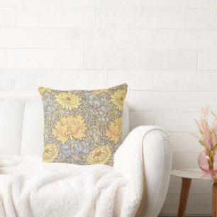 William Morris Chrysanthemum Moeder Bloemen Kussen