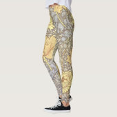 William Morris Chrysanthemum Moeder Bloemen Leggings (Links)