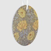William Morris Chrysanthemum Moeder Bloemen Ornament (voorkant)