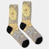 William Morris Chrysanthemum Moeder Bloemen Sokken (Rechts)