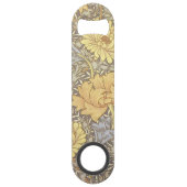 William Morris Chrysanthemum Moeder Bloemen Speed Flessenopener (Achterkant)
