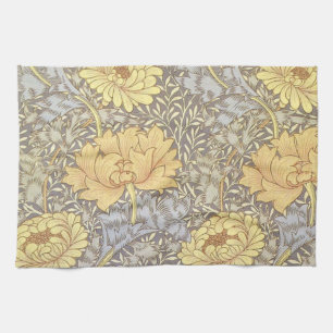 William Morris Chrysanthemum Moeder Bloemen Theedoek