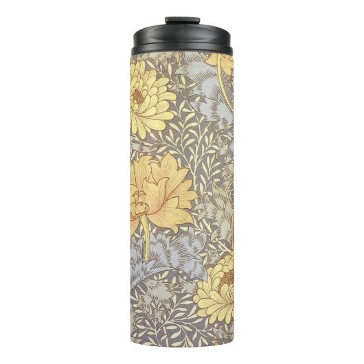 William Morris Chrysanthemum Moeder Bloemen Thermosbeker (Voorkant)