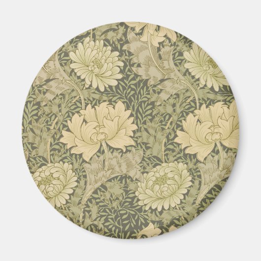 William Morris Chrysanthemum Moeder Magneet (Voorkant)
