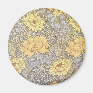 William Morris Chrysanthemum Mooie Bloem Magneet