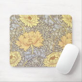 William Morris Chrysanthemum Mooie Bloem Muismat (Met muis)