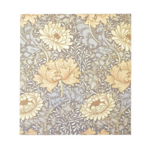 William Morris Chrysanthemum Mooie Bloem Notitieblok