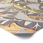 William Morris Chrysanthemum Mooie Bloem Poster (Hoek)