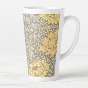William Morris Chrysanthemum Mum Bloemen Latte Mok