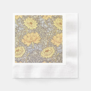 William Morris Chrysanthemum Mum Bloemen Servet