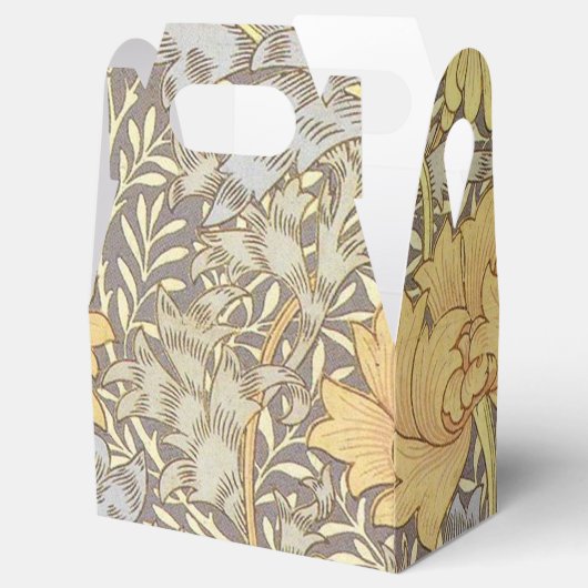 William Morris Chrysanthemum Mum Flowers Bedankdoosjes (Geopend)