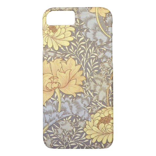 William Morris Chrysanthemum Mum Flowers Case-Mate iPhone Case (Achterkant)
