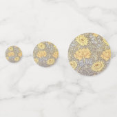 William Morris Chrysanthemum Mum Flowers Confetti (Achterkanten)