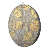 William Morris Chrysanthemum Mum Flowers Dartbord (Voorkant Rechts)