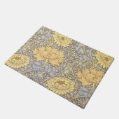 William Morris Chrysanthemum Mum Flowers Deurmat (Schuin)