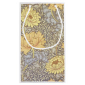 William Morris Chrysanthemum Mum Flowers Klein Cadeauzakje (Achterkant)