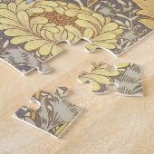 William Morris Chrysanthemum Mum Flowers Legpuzzel (Zijkant)