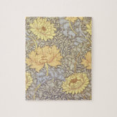 William Morris Chrysanthemum Mum Flowers Legpuzzel (Verticaal)