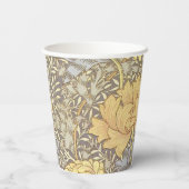 William Morris Chrysanthemum Mum Flowers Papieren Bekers (Achterkant)